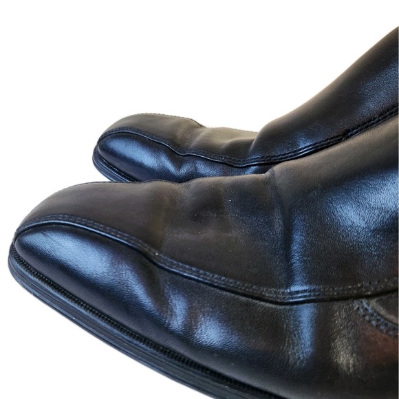 Rockport Adiprene Adidas Loafers Mens Sz 11 W Wide Black Leather Slip on Shoes - Picture 15 of 16